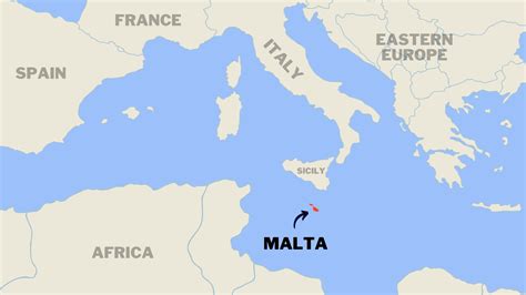 where is malta in the world|More.